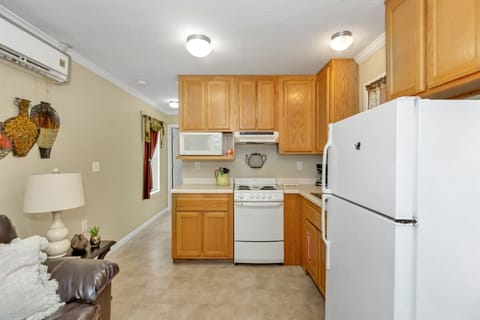 You'll enjoy staying in and cooking in the fully stocked kitchen
