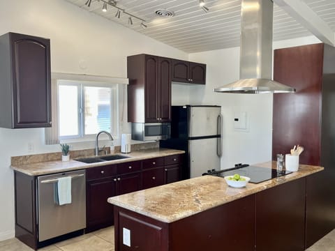 Upstairs Unit: Kitchen with all of the amenities 