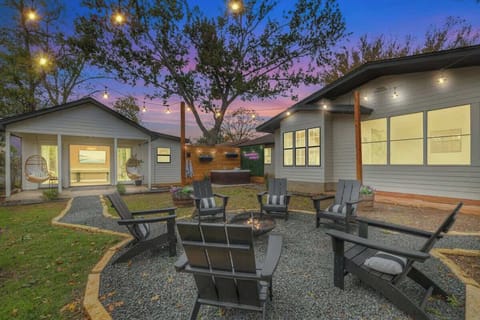 Enjoy a beautiful evening around the firepit.