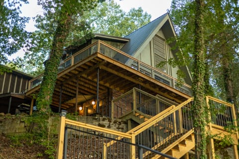 Your A-Frame retreat! Designed with space and serenity in mind. 
