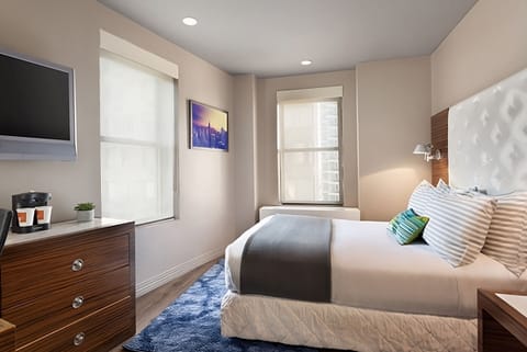 Relax with in-room entertainment and crisp, hotel-quality linens.