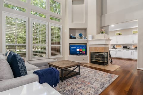 Living area overlooking the walking and biking trails. Tranquility 