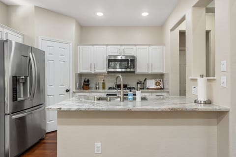 Kitchen. Knife set, supplies in pantry, set up for foodies…