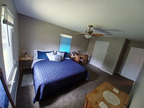 Nice and cozy King-size bed.