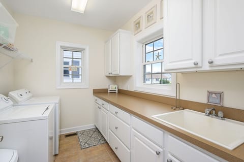 You'll appreciate this large laundry Room!
