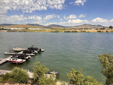 Breathtaking waterfront access with boat slip