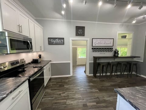 Fully stocked kitchen