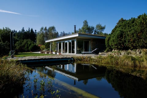 Natural pool & house