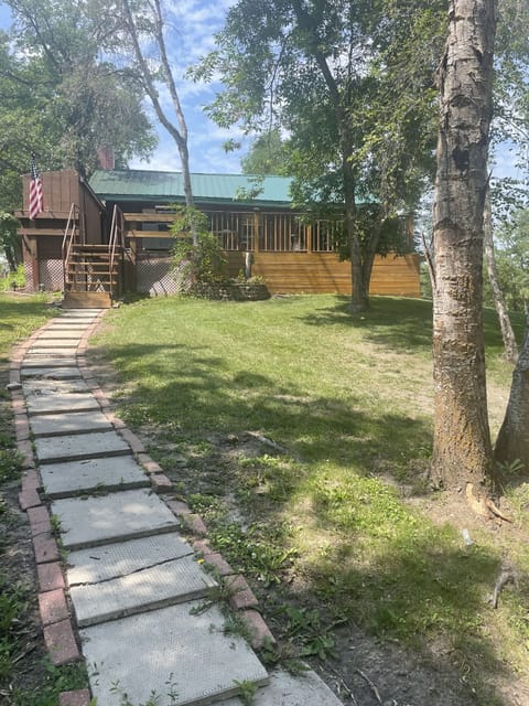 front view of the cabin 