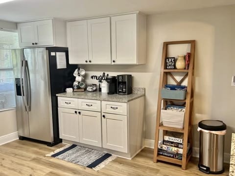 But first, Coffee! Enjoy a fully stocked coffee bar during your stay. 