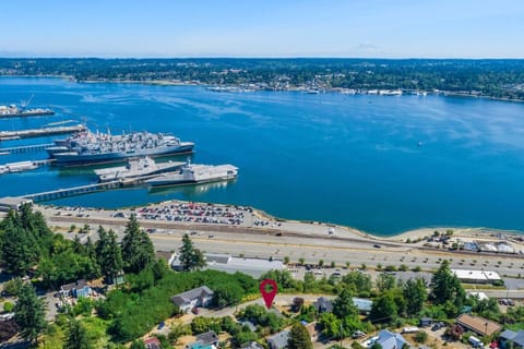 Perched up on the hillside this home has amazing views!