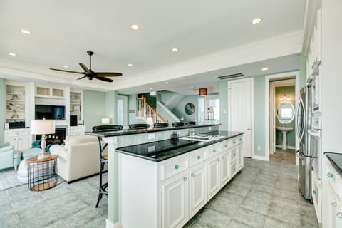 Prepare home cooked meals in the fully equipped kitchen