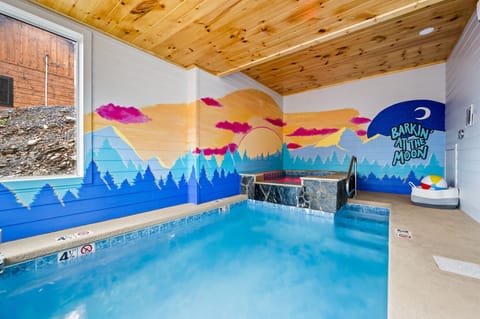 Make a splash...literally! Our private heated pool is open all year long - come join us for some year-round water fun and make summer last forever! 🌊