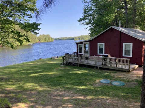 Side view of cabin