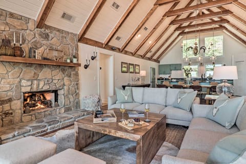 Living Room open to Kitchen and Dining