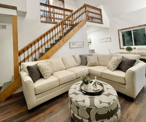 Large open loft living room 