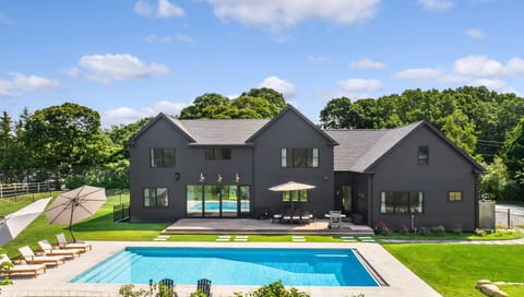 Pool and back of home