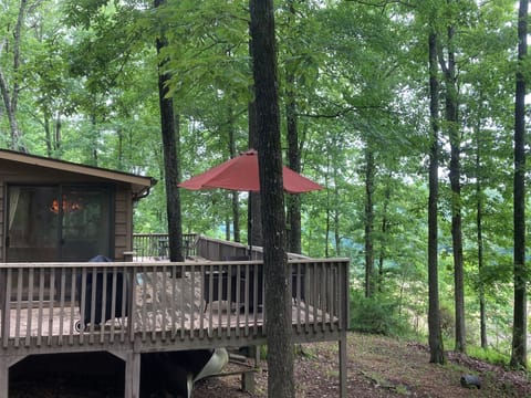 Outdoor patio table.