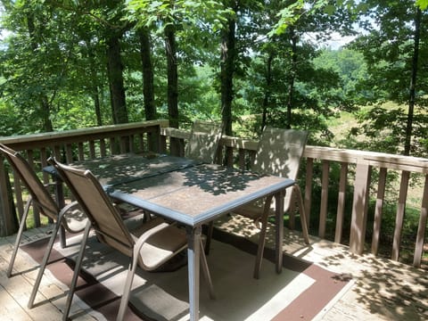 Outdoor dining table