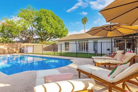 Heated Pool with Safety Fence for Families