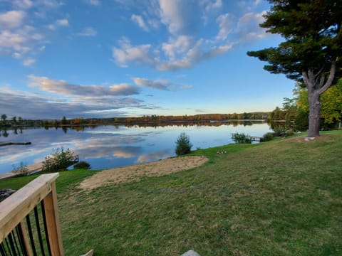 View from your Kitchen/Living Area through the Glass Walk out onto your patio