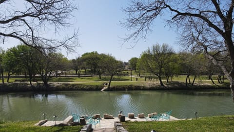 View of river from backyard