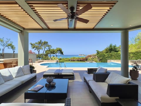 Gorgeous views from the shaded terrace
