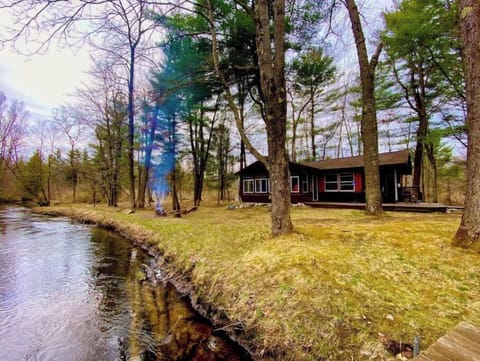 Frontage of the Pere Marquette river