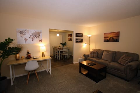 Coffee table lift up into a desk for remote work!
