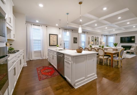 The fully functional kitchen is complete with all your kitchen essentials needed.