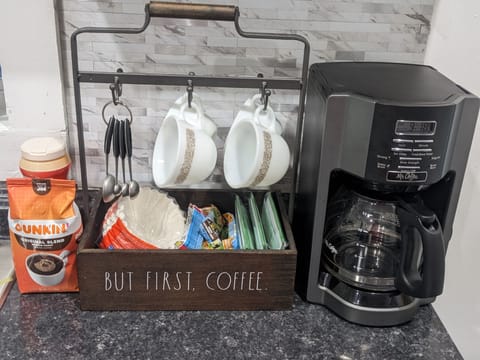 Both a drip coffee maker and a Keurig