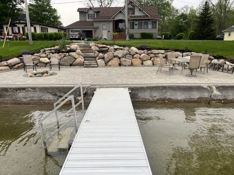Large patio with Firepit