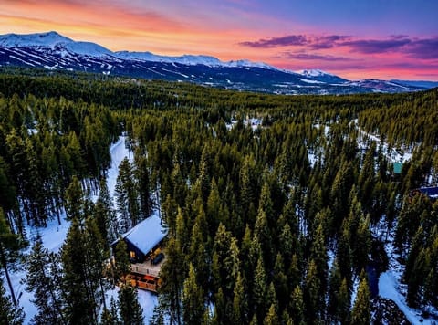 Breckenridge Ski Resort is minutes away, but Southern Pines Cabin feels so remote