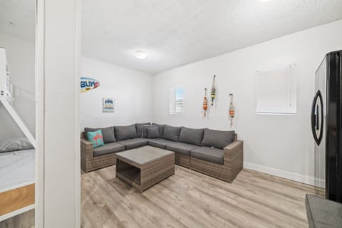 Hangout Area located at ground level (not accessible through main house)