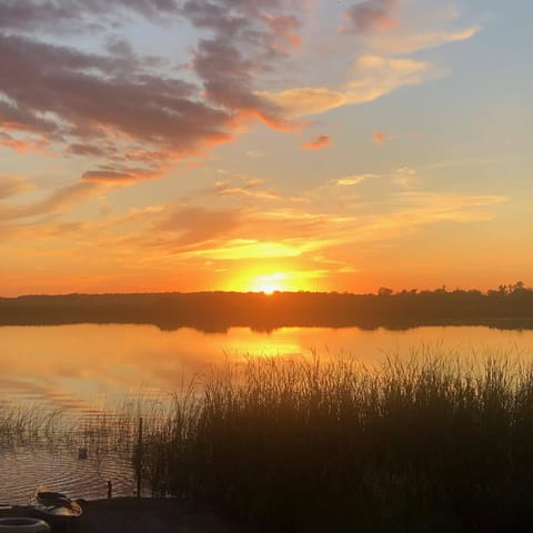 Sunset from the pond