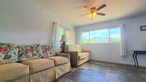 View of Mt. Ka'ala from the living room