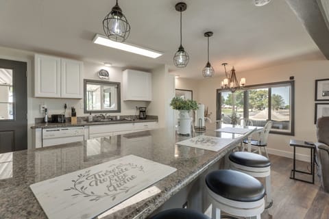 Kitchen | Fully Equipped | Single-Story Home | Community Amenities