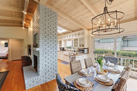 Great Room with Living Room, Dining Area and Kitchen