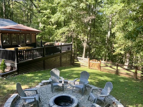 Surrounded by nature.