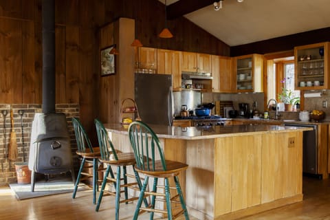 Chef's kitchen with top of the line Viking range & all the tools you could need.