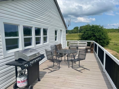 Back Deck with grill
