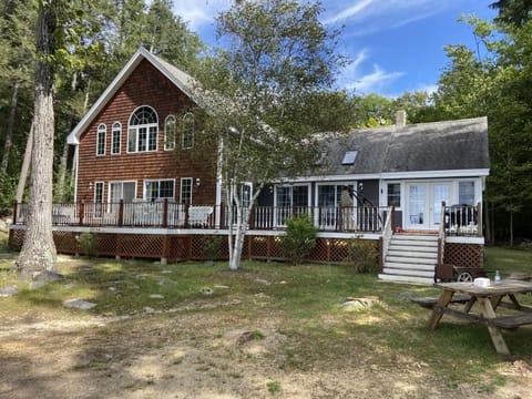 Spacious, furnished 60' deck, west facing views & gorgeous sunsets.