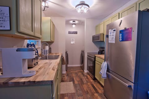 Fully stocked kitchen with Keurig