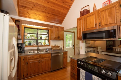 Fully stocked kitchen