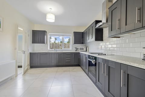 Large fully equipped kitchen
