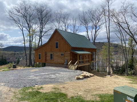 Front view of the cabin