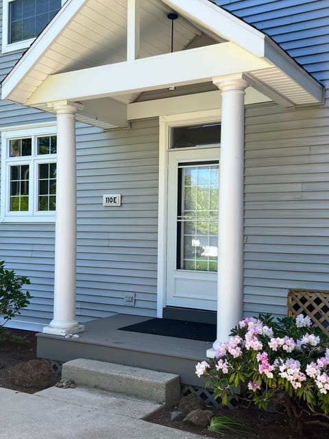 Key code lock on front door