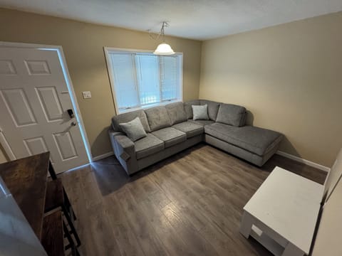Living room with sectional couch