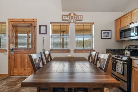 Large roomy dining area.
