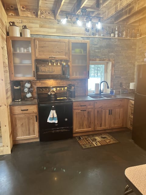 Fully stocked kitchen